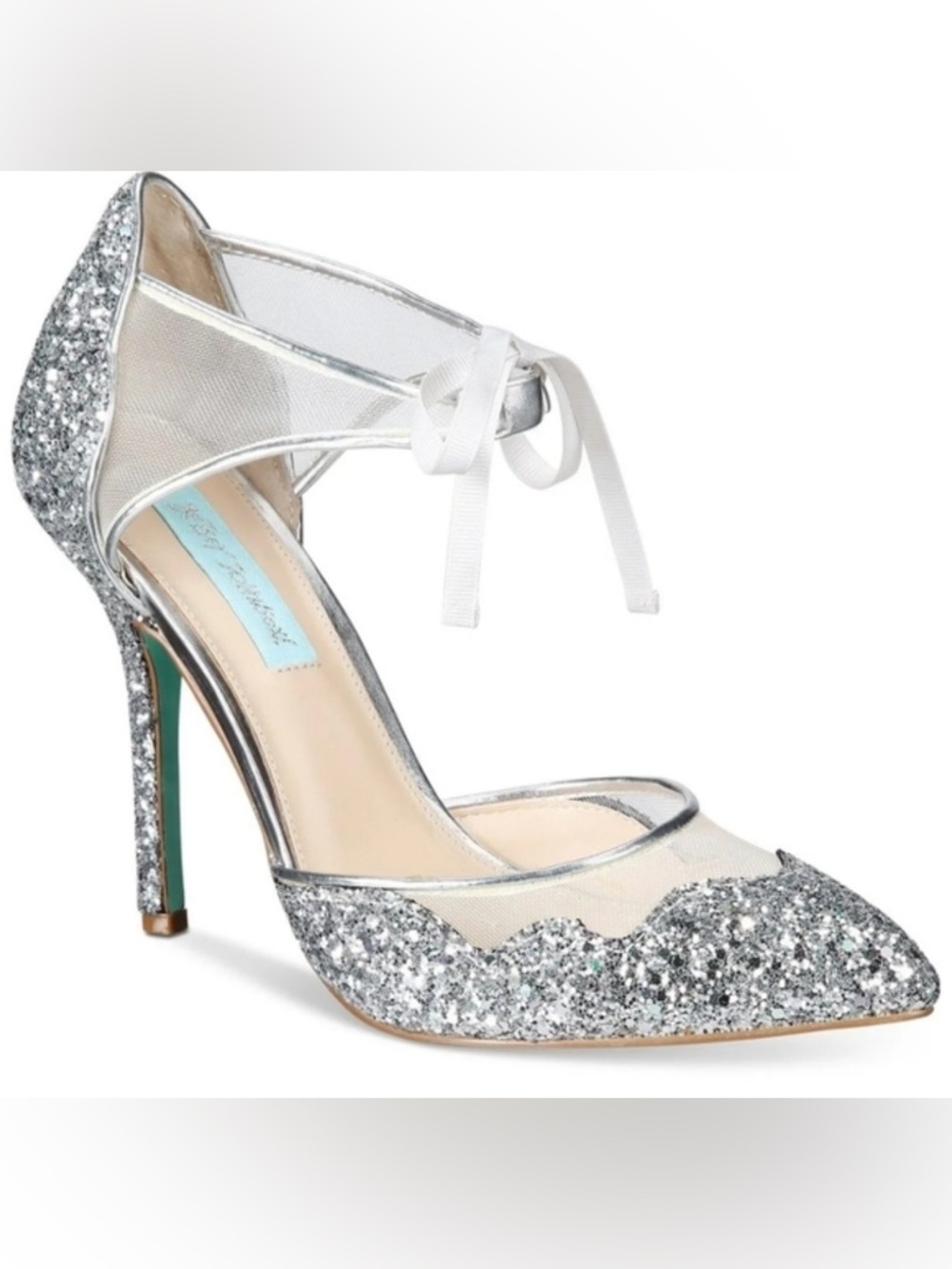 Betsy Johnson Glitter Heels